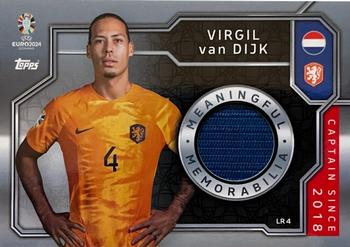 2024 Topps Match Attax Euro 2024 Germany - Leader Relic #LR4 Virgil van Dijk Front