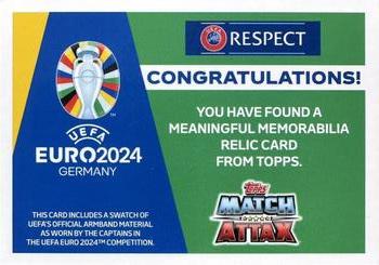 2024 Topps Match Attax Euro 2024 Germany - Leader Relic #LR7 Andy Robertson Back