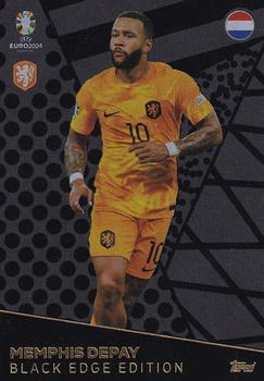 2024 Topps Match Attax Euro 2024 Germany - Black Edge #BE5 Memphis Depay Front