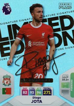 2024 Panini Adrenalyn XL Premier League Plus - Limited Edition Printed Siganutre #NNO Diogo Jota Front