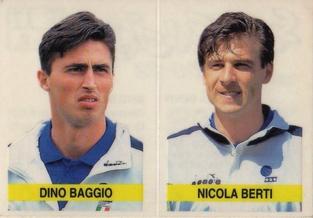 1994-95 Panini Supercalcio Stickers - L'Italia a USA '94 / Grazie, Azzurri! #P17 Dino Baggio / Nicola Berti Front