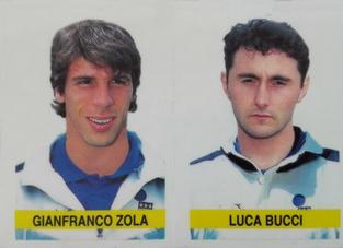1994-95 Panini Supercalcio Stickers - L'Italia a USA '94 / Grazie, Azzurri! #P21 Gianfranco Zola / Luca Bucci Front