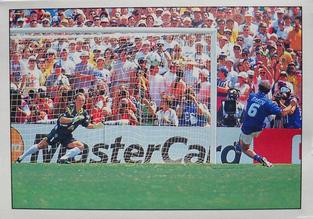 1994-95 Panini Supercalcio Stickers - L'Italia a USA '94 / Grazie, Azzurri! #P26 Franco Baresi / Taffarel Front