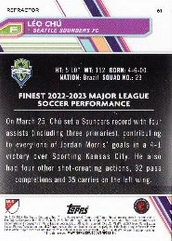 2023 Finest MLS - Refractor #61 Léo Chú Back