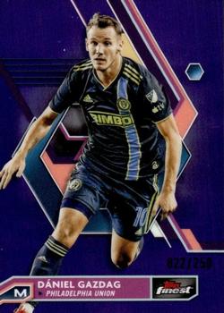 2023 Finest MLS - Purple Refractor #56 Dániel Gazdag Front