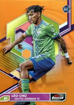 2023 Finest MLS - Orange Refractor #61 Léo Chú Front