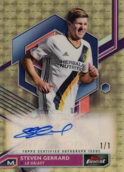 2023 Finest MLS - Extended Base Set Autographs SuperFractor #EBA-SG Steven Gerrard Front
