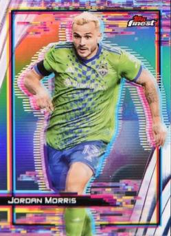 2023 Finest MLS - Base Set Hologlow Variation #H-13 Jordan Morris Front
