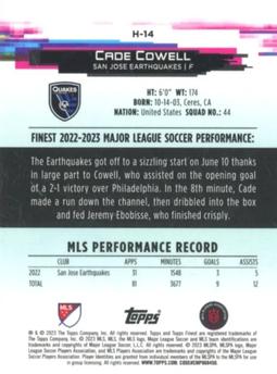 2023 Finest MLS - Base Set Hologlow Variation #H-14 Cade Cowell Back