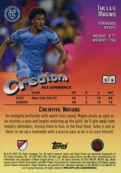 2023 Finest MLS - 1997 Topps Finest Creators Gold Refractor #97-9 Talles Magno Back