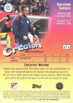 2023 Finest MLS - 1997 Topps Finest Creators Red Refractor #97-8 Xherdan Shaqiri Back