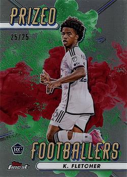 2023 Finest MLS - Prized Footballers Fusions Variation Green/Red #PFF-2 Kristian Fletcher Front