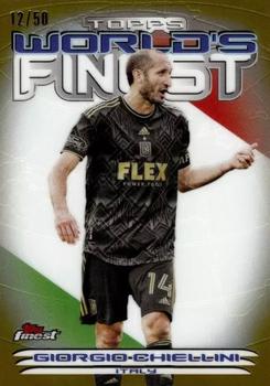 2023 Finest MLS - 2000 Topps World's Finest Gold Refractor #WF-4 Giorgio Chiellini Front