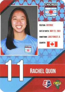 2015 Chicago Red Stars #NNO Rachel Quon Back