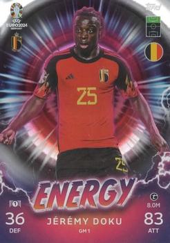 2024 Topps Match Attax Euro 2024 Germany - Energy #GM1 Jérémy Doku Front