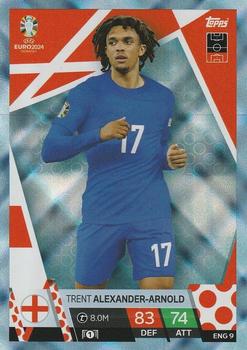 2024 Topps Match Attax Euro 2024 Germany - Blue Crystal Holograph #ENG9 Trent Alexander-Arnold Front