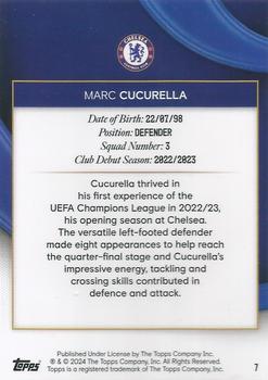 2023-24 Topps Chelsea Team Set #7 Marc Cucurella Back