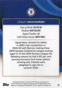 2023-24 Topps Chelsea Team Set #12 Lesley Ugochukwu Back