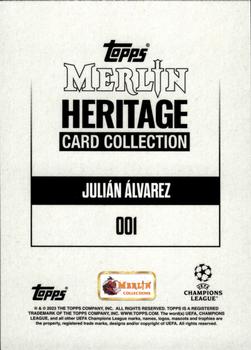 2023-24 Merlin Heritage UEFA Club Competitions #001 Julián Álvarez Back