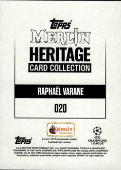2023-24 Merlin Heritage UEFA Club Competitions #020 Raphaël Varane Back