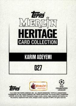 2023-24 Merlin Heritage UEFA Club Competitions #027 Karim Adeyemi Back