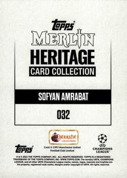 2023-24 Merlin Heritage UEFA Club Competitions #032 Sofyan Amrabat Back