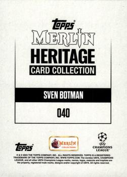 2023-24 Merlin Heritage UEFA Club Competitions #040 Sven Botman Back