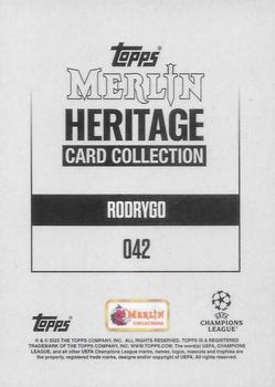 2023-24 Merlin Heritage UEFA Club Competitions #042 Rodrygo Back