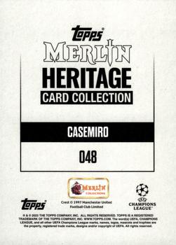 2023-24 Merlin Heritage UEFA Club Competitions #048 Casemiro Back