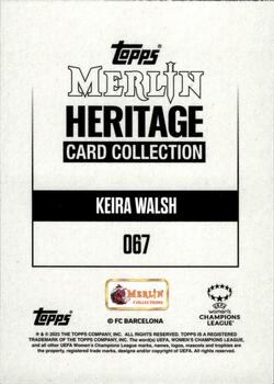 2023-24 Merlin Heritage UEFA Club Competitions #067 Keira Walsh Back