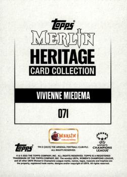 2023-24 Merlin Heritage UEFA Club Competitions #071 Vivianne Miedema Back