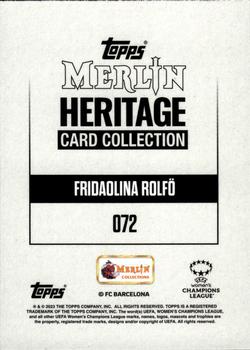 2023-24 Merlin Heritage UEFA Club Competitions #072 Fridolina Rolfö Back