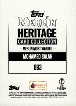2023-24 Merlin Heritage UEFA Club Competitions #093 Mohamed Salah Back