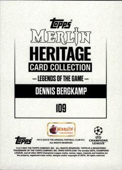 2023-24 Merlin Heritage UEFA Club Competitions #109 Dennis Bergkamp Back
