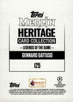 2023-24 Merlin Heritage UEFA Club Competitions #125 Gennaro Gattuso Back