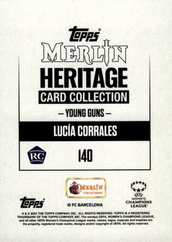 2023-24 Merlin Heritage UEFA Club Competitions #140 Lucía Corrales Back