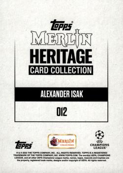 2023-24 Merlin Heritage UEFA Club Competitions - Purple #012 Alexander Isak Back