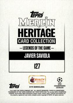 2023-24 Merlin Heritage UEFA Club Competitions - Purple #127 Javier Saviola Back