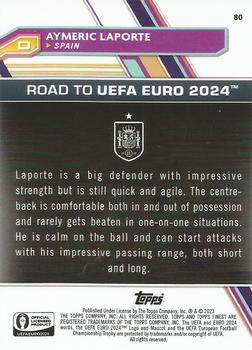 2023 Finest Road to UEFA EURO 2024 #80 Aymeric Laporte Back