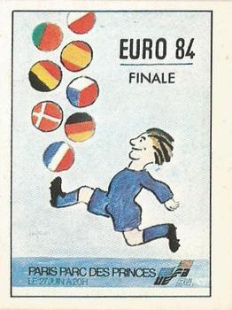 1984 Panini Euro 84 #17 Euro 84 Final Poster Front