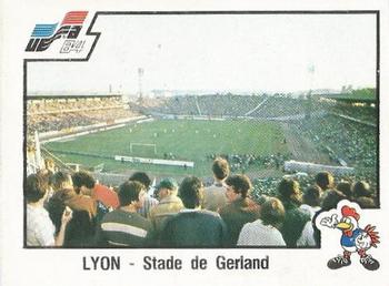 1984 Panini Euro 84 #21 Stade de Gerland Front