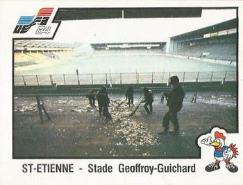 1984 Panini Euro 84 #28 Stade Geoffroy-Guichard Front