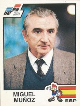 1984 Panini Euro 84 #212 Miguel Munoz Front