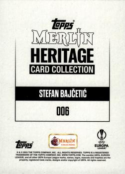 2023-24 Merlin Heritage UEFA Club Competitions - Green #006 Stefan Bajčetić Back