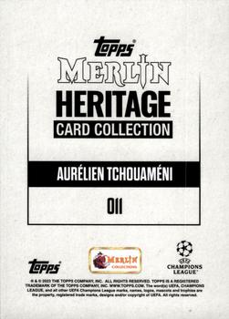 2023-24 Merlin Heritage UEFA Club Competitions - Green #011 Aurélien Tchouaméni Back