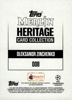 2023-24 Merlin Heritage UEFA Club Competitions - Pink #008 Oleksandr Zinchenko Back