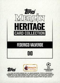 2023-24 Merlin Heritage UEFA Club Competitions - Pink #010 Federico Valverde Back