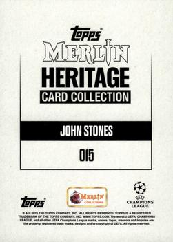 2023-24 Merlin Heritage UEFA Club Competitions - Pink #015 John Stones Back