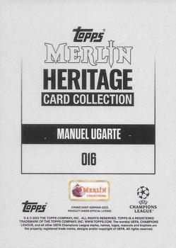 2023-24 Merlin Heritage UEFA Club Competitions - Gold #016 Manuel Ugarte Back