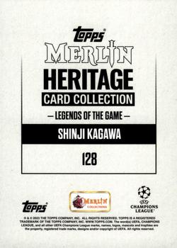 2023-24 Merlin Heritage UEFA Club Competitions - Gold #128 Shinji Kagawa Back